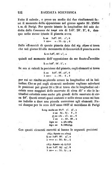 Raccolta di lettere ed altri scritti intorno alla fisica ed alle matematiche