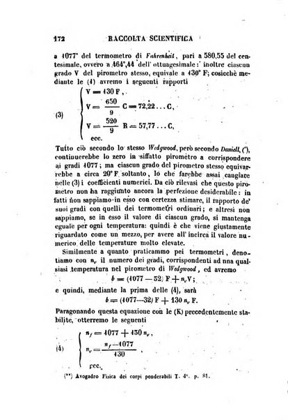 Raccolta di lettere ed altri scritti intorno alla fisica ed alle matematiche