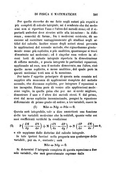 Raccolta di lettere ed altri scritti intorno alla fisica ed alle matematiche