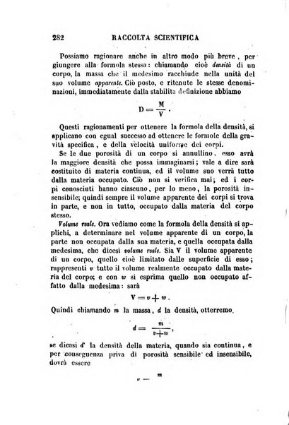 Raccolta di lettere ed altri scritti intorno alla fisica ed alle matematiche