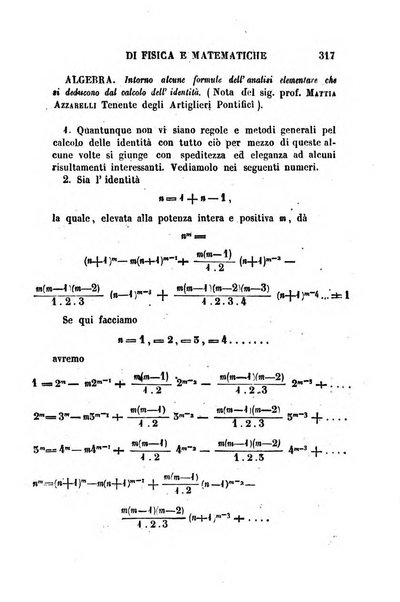 Raccolta di lettere ed altri scritti intorno alla fisica ed alle matematiche