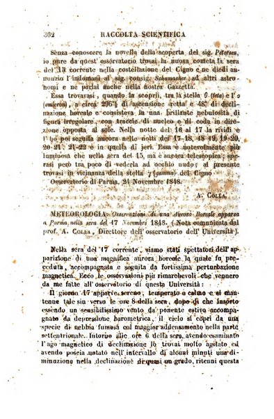 Raccolta di lettere ed altri scritti intorno alla fisica ed alle matematiche