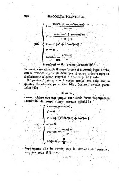 Raccolta di lettere ed altri scritti intorno alla fisica ed alle matematiche