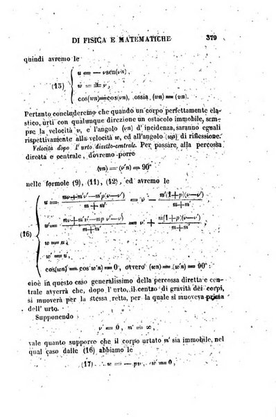 Raccolta di lettere ed altri scritti intorno alla fisica ed alle matematiche