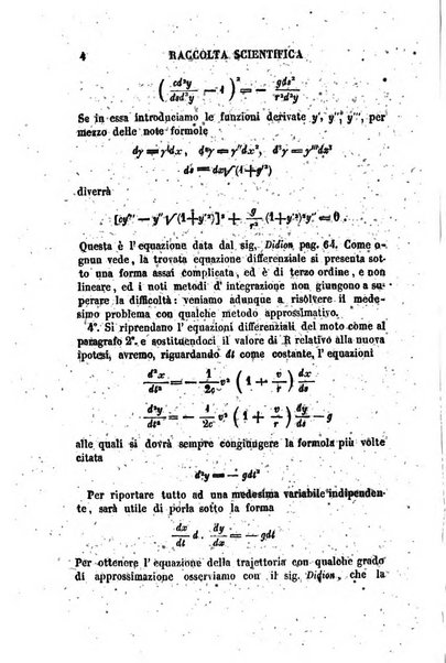 Raccolta di lettere ed altri scritti intorno alla fisica ed alle matematiche