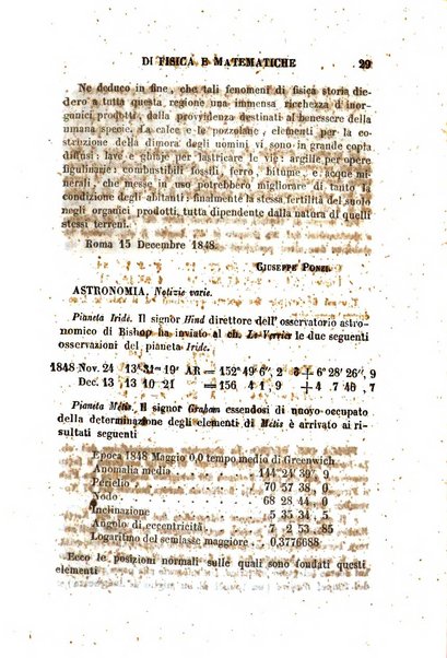 Raccolta di lettere ed altri scritti intorno alla fisica ed alle matematiche