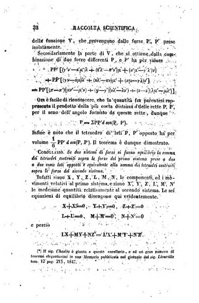 Raccolta di lettere ed altri scritti intorno alla fisica ed alle matematiche