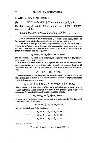 Raccolta di lettere ed altri scritti intorno alla fisica ed alle matematiche