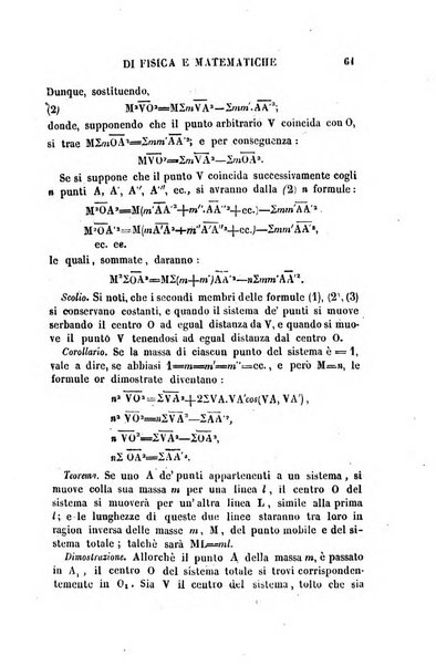 Raccolta di lettere ed altri scritti intorno alla fisica ed alle matematiche