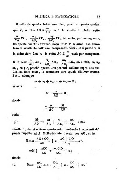 Raccolta di lettere ed altri scritti intorno alla fisica ed alle matematiche