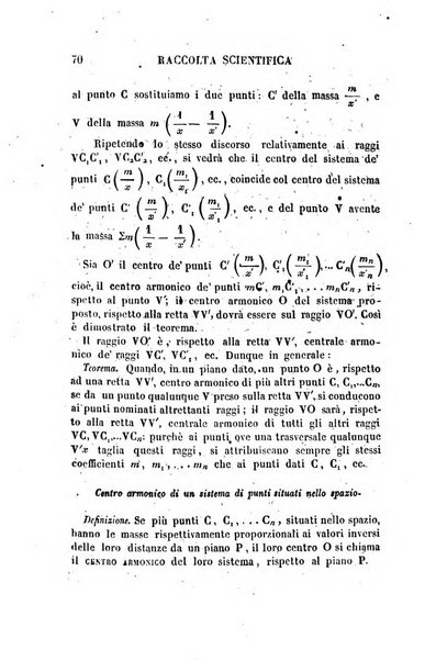 Raccolta di lettere ed altri scritti intorno alla fisica ed alle matematiche