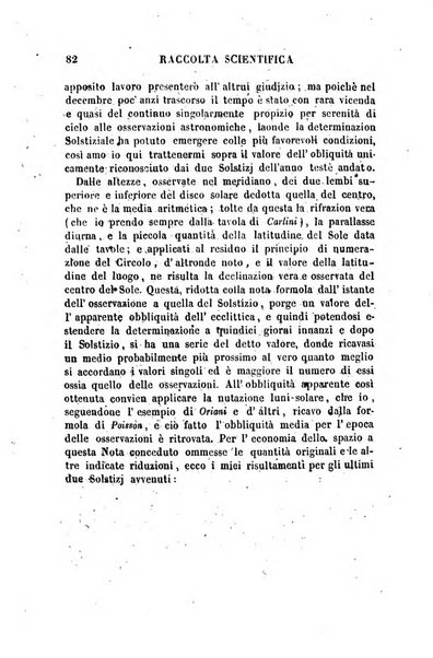 Raccolta di lettere ed altri scritti intorno alla fisica ed alle matematiche