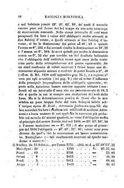 Raccolta di lettere ed altri scritti intorno alla fisica ed alle matematiche