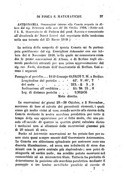 Raccolta di lettere ed altri scritti intorno alla fisica ed alle matematiche