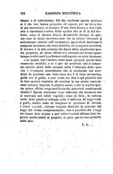 Raccolta di lettere ed altri scritti intorno alla fisica ed alle matematiche