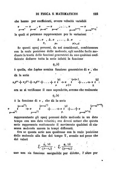 Raccolta di lettere ed altri scritti intorno alla fisica ed alle matematiche