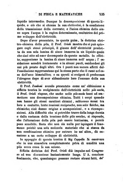 Raccolta di lettere ed altri scritti intorno alla fisica ed alle matematiche