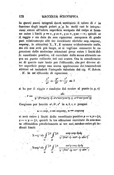 Raccolta di lettere ed altri scritti intorno alla fisica ed alle matematiche