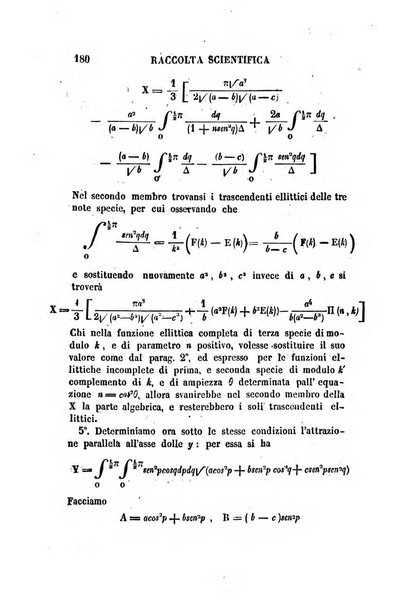 Raccolta di lettere ed altri scritti intorno alla fisica ed alle matematiche