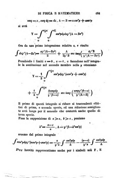 Raccolta di lettere ed altri scritti intorno alla fisica ed alle matematiche