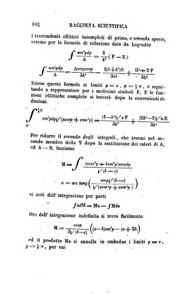 Raccolta di lettere ed altri scritti intorno alla fisica ed alle matematiche