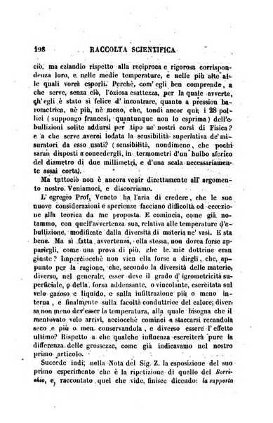 Raccolta di lettere ed altri scritti intorno alla fisica ed alle matematiche