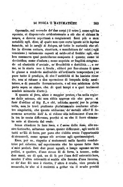 Raccolta di lettere ed altri scritti intorno alla fisica ed alle matematiche