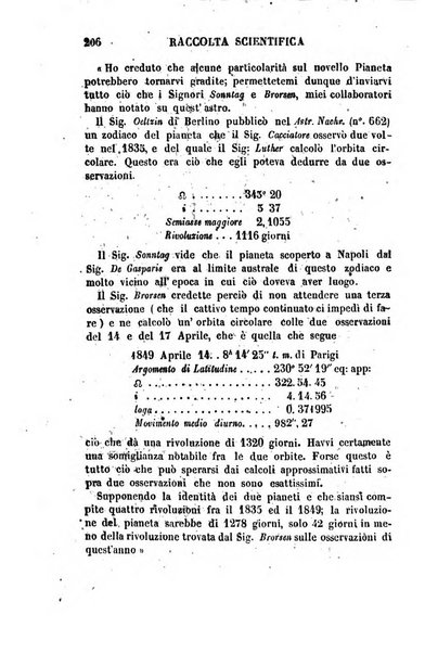 Raccolta di lettere ed altri scritti intorno alla fisica ed alle matematiche