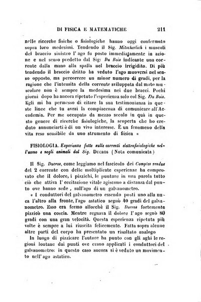 Raccolta di lettere ed altri scritti intorno alla fisica ed alle matematiche