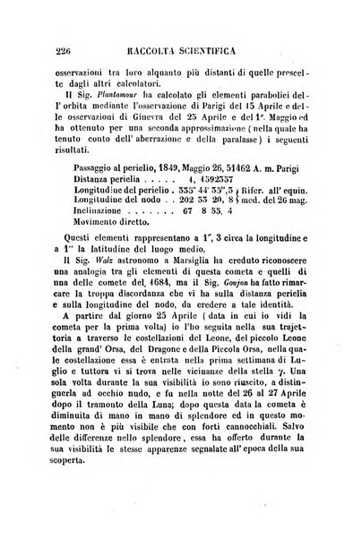 Raccolta di lettere ed altri scritti intorno alla fisica ed alle matematiche