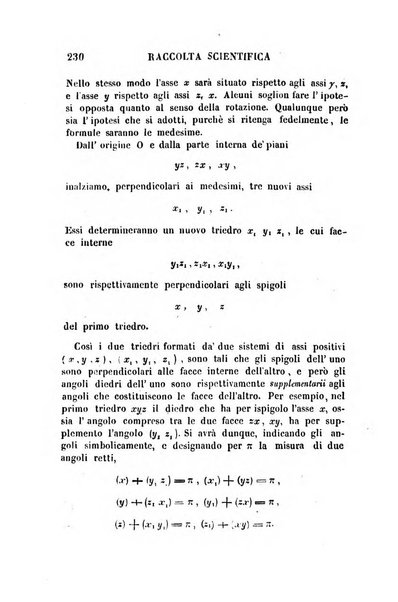 Raccolta di lettere ed altri scritti intorno alla fisica ed alle matematiche