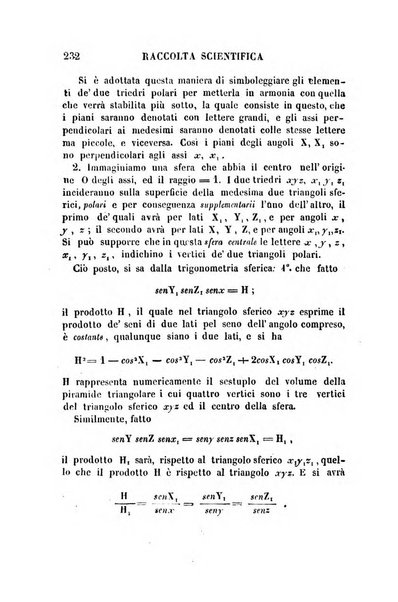 Raccolta di lettere ed altri scritti intorno alla fisica ed alle matematiche