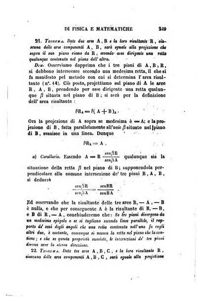 Raccolta di lettere ed altri scritti intorno alla fisica ed alle matematiche