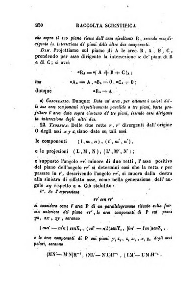 Raccolta di lettere ed altri scritti intorno alla fisica ed alle matematiche