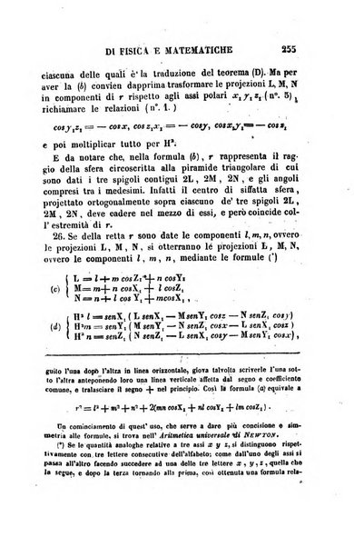 Raccolta di lettere ed altri scritti intorno alla fisica ed alle matematiche