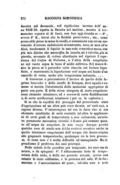 Raccolta di lettere ed altri scritti intorno alla fisica ed alle matematiche