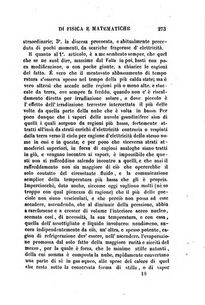 Raccolta di lettere ed altri scritti intorno alla fisica ed alle matematiche