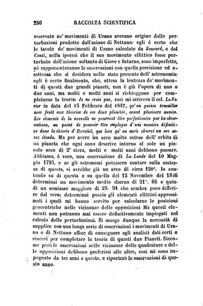 Raccolta di lettere ed altri scritti intorno alla fisica ed alle matematiche