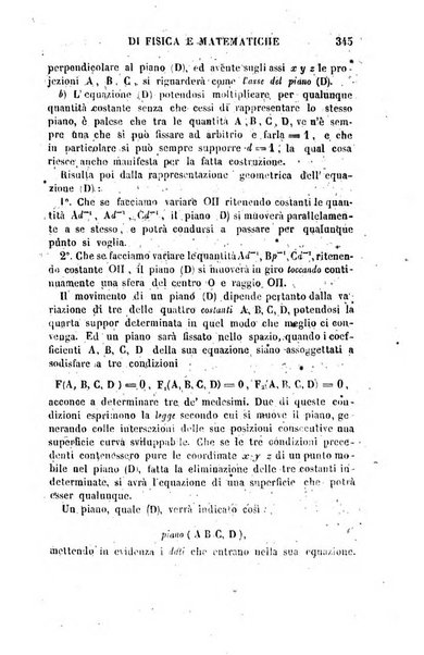 Raccolta di lettere ed altri scritti intorno alla fisica ed alle matematiche