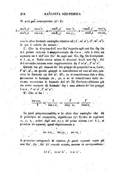 Raccolta di lettere ed altri scritti intorno alla fisica ed alle matematiche