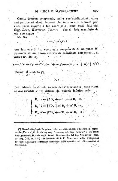 Raccolta di lettere ed altri scritti intorno alla fisica ed alle matematiche