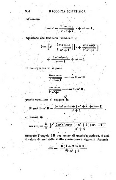 Raccolta di lettere ed altri scritti intorno alla fisica ed alle matematiche