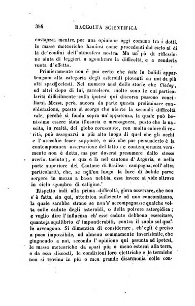 Raccolta di lettere ed altri scritti intorno alla fisica ed alle matematiche