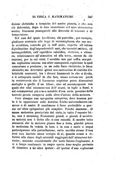 Raccolta di lettere ed altri scritti intorno alla fisica ed alle matematiche