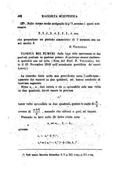 Raccolta di lettere ed altri scritti intorno alla fisica ed alle matematiche