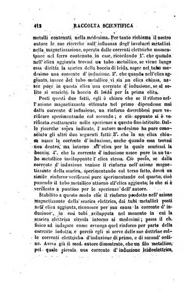 Raccolta di lettere ed altri scritti intorno alla fisica ed alle matematiche