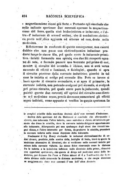 Raccolta di lettere ed altri scritti intorno alla fisica ed alle matematiche