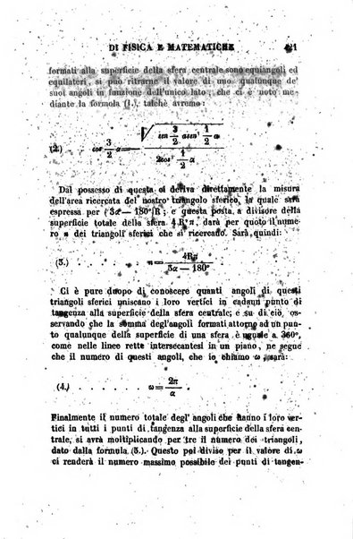 Raccolta di lettere ed altri scritti intorno alla fisica ed alle matematiche