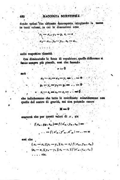 Raccolta di lettere ed altri scritti intorno alla fisica ed alle matematiche