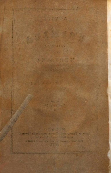 Annali di chimica applicata alla medicina cioè alla farmacia, alla tossicologia, all'igiene, alla fisiologia, alla patologia e alla terapeutica. Serie 3